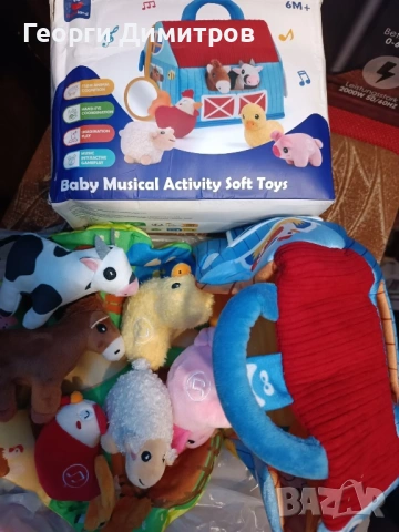 Плюшена къщичка със плюшени музикални животинки , снимка 6 - Музикални играчки - 53955209