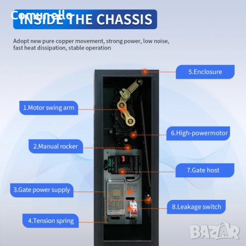 БАРИЕРИ ЗА ПАРКИНГ С ДЪЛЖИНА НА РАМОТО ДО 6 МЕТРА, снимка 5 - Гаражни врати - 52385914
