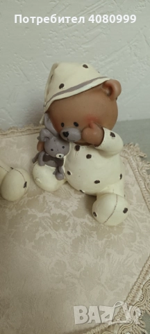 Две керамични мечета - касички, снимка 3 - Колекции - 51969426