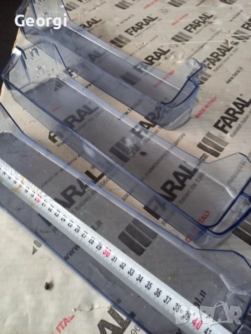 Пластмасови поставки за хладилник 3 броя обща цена, снимка 3 - Хладилници - 51616375