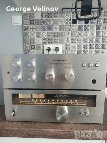 Продавам комплект на Kenwood усилвател и тунер 