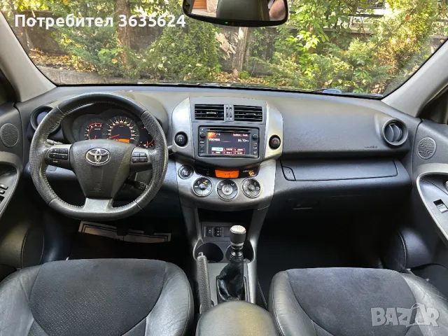 Toyota RAV-4 2.2 D-4D, 4x4, 138500км, ноември 2012г, серв. история,като нова !, снимка 8 - Автомобили и джипове - 46032405