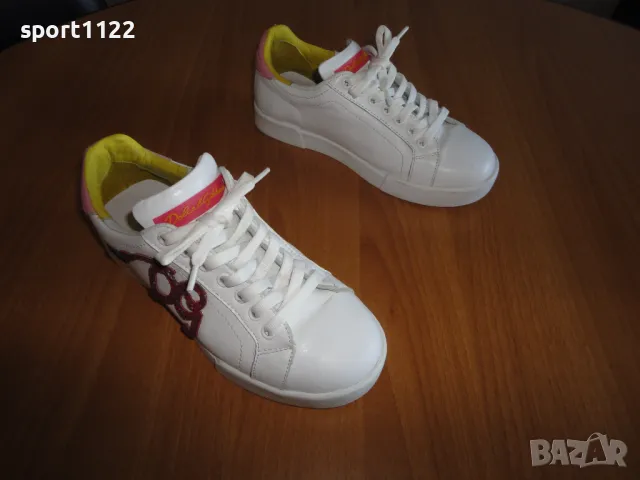 N37 Dolce&Gabbana/естествена кожа/дамски кецове, снимка 3 - Маратонки - 49357686