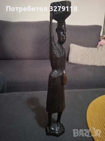 Африканска статуетка, снимка 2 - Статуетки - 51887937