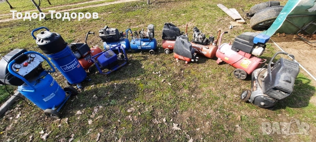 Компресор за въздух 50 25 и 6 литра 12 броя