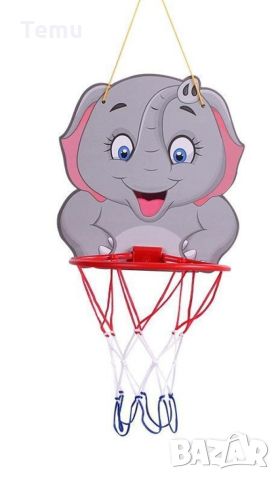 Баскетболен кош за деца с различни животни / Вариант: Слон, Делфин, снимка 3 - Други - 46453522