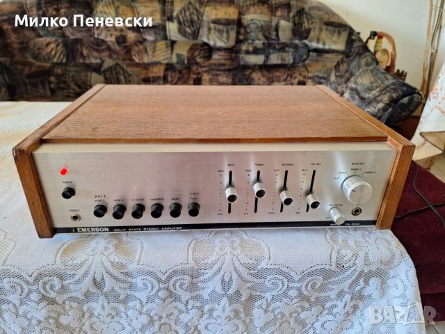 EMERSON EA-2000 MADE IN JAPAN FOR USA VINTAGE STEREO AMPLIFIER , снимка 1