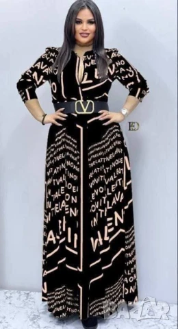 дълги рокли тип риза versace valentino garavani christian dior dolce gabbana louis vuitton , снимка 16 - Рокли - 50574326