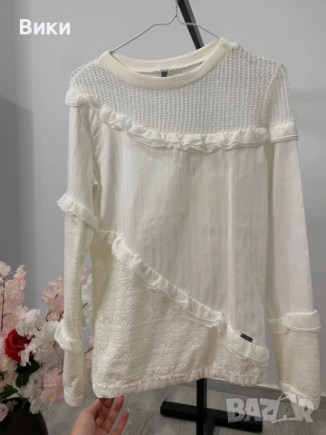 Алеса Alessa блуза в размер S, подходяща и за М, снимка 11 - Блузи с дълъг ръкав и пуловери - 52927969