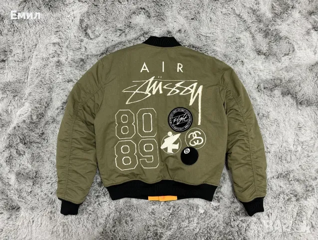 Stussy x Nike Air Reversible Jacket, Размер М, снимка 2 - Якета - 48253896