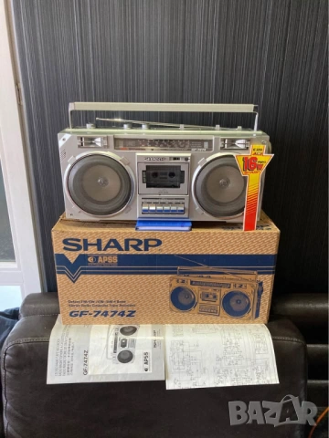 SHARP GF-7474Z VINTAGE RETRO BOOMBOX радио  касетофон