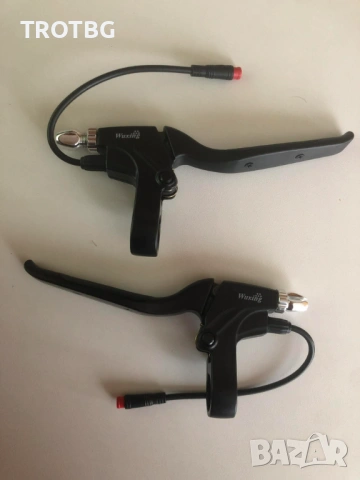 Електрически спирачни лостове с червена букса, 2-pin