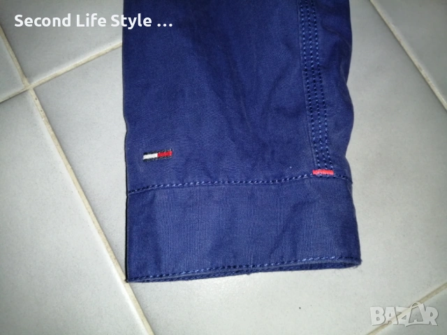 Tommy Hilfiger оригинално дамско преходно яке с колан и пайети р-р M, снимка 14 - Якета - 53816172