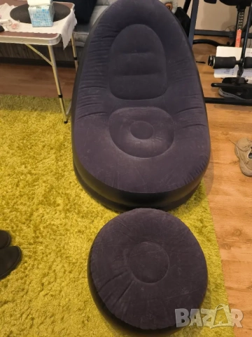 Преносимо надуваемо кресло и табуретка 
