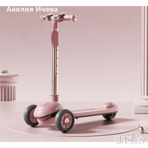 Музикална сгъваема детска тротинетка , снимка 2 - Детски велосипеди, триколки и коли - 51034251