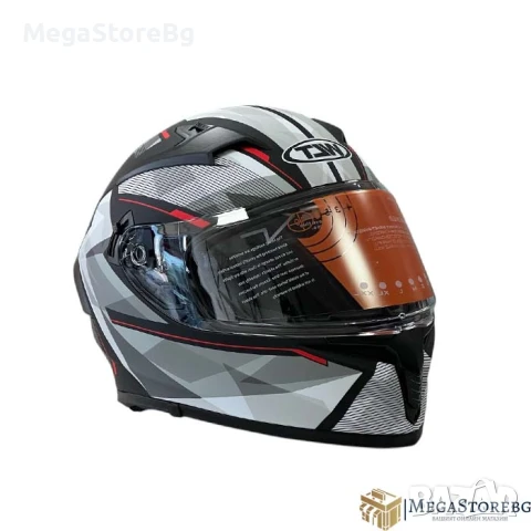 Каска за мотор 108 - размер S - Matt Black/Red, снимка 3 - Аксесоари и консумативи - 50576741