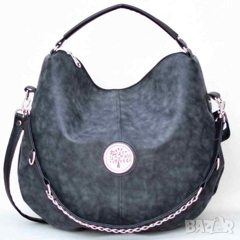 Луксозна модерна дамска чанта с елемент Дървото на живота 40х38 см, снимка 3 - Чанти - 46410490