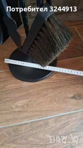 Красив комплект за камина от ковано желязо пет части, снимка 10 - Други стоки за дома - 53270841