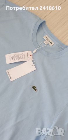 Lacoste Cotton Mens Size 2XL НОВО! ОРИГИНАЛ! Мъжка тениска!, снимка 1 - Тениски - 46292858