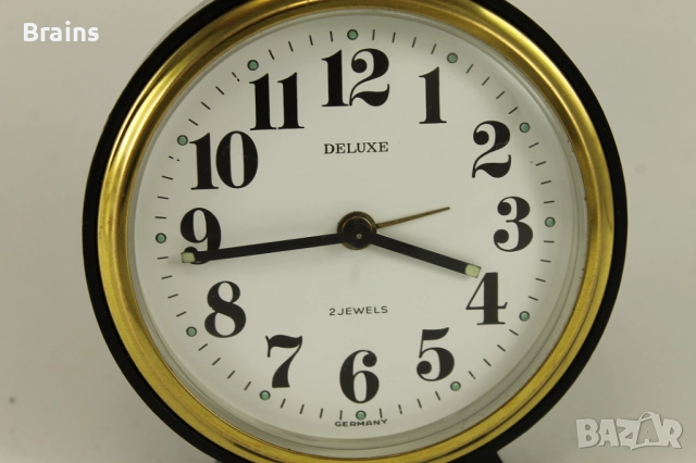  Стар Немски Туристически Будилник DELUXE от 1960-те, снимка 4 - Антикварни и старинни предмети - 51867773