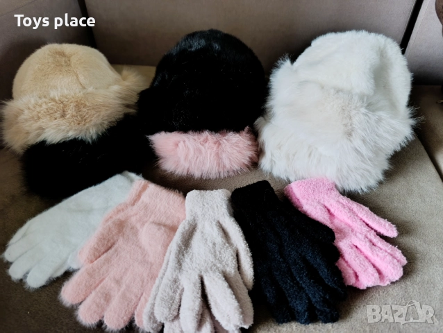 Меки пухкави ръкавици , снимка 16 - Ръкавици - 52448578