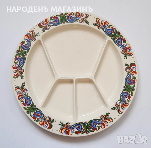 VILLEROY & BOCH - Порцелан плато порцеланов поднос с отделения сервиз цветя , снимка 6 - Други ценни предмети - 52538758