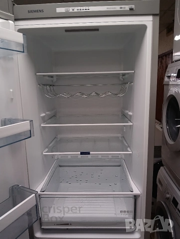 Иноксов комбиниран хладилник с фризер Сименс Siemens А+++ 2 години гаранция!, снимка 6 - Хладилници - 53461338