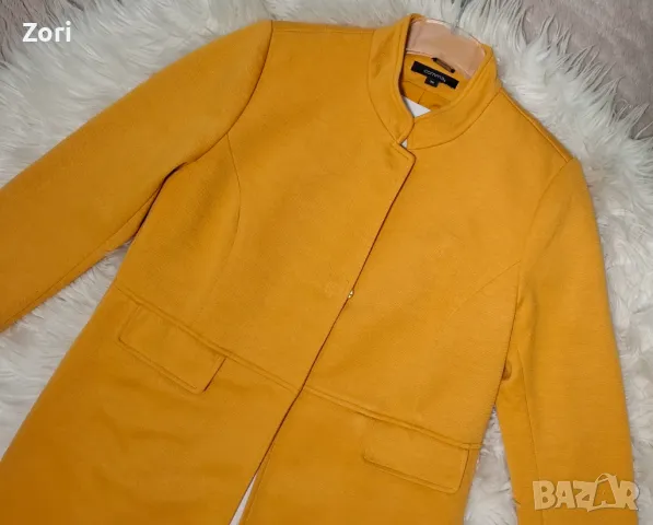 Удължено жълто сако, снимка 3 - Сака - 49747225