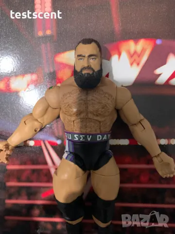 Екшън фигура WWE Rusev Miro Русев Миро Happy Rusev Day Mattel Elite figure играчка, снимка 4 - Колекции - 48450756