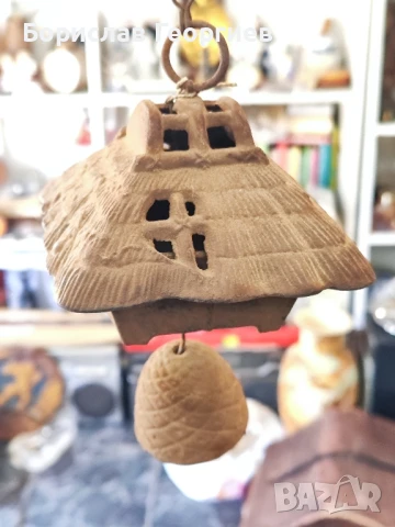 Старо японско чугунено звънче, снимка 3 - Антикварни и старинни предмети - 50890876