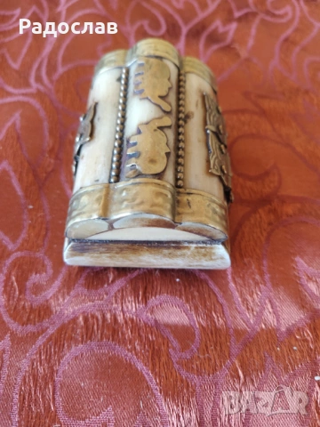 стара кутия / кутийка от Камилска кост, снимка 4 - Антикварни и старинни предмети - 53982861