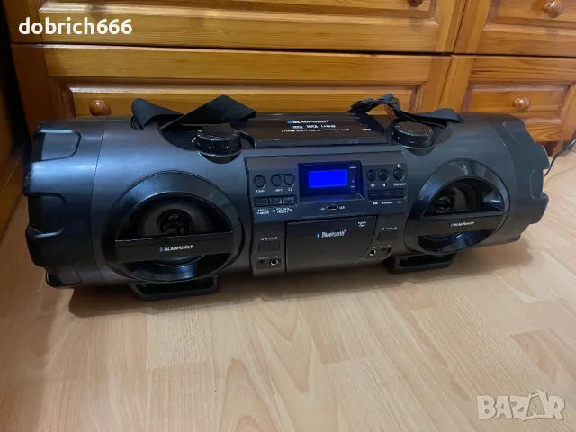 Boombox Bluetooth аудио уредба USB FM CD Aux радио с тонколони Blaupunkt , снимка 1 - Bluetooth тонколони - 49416016