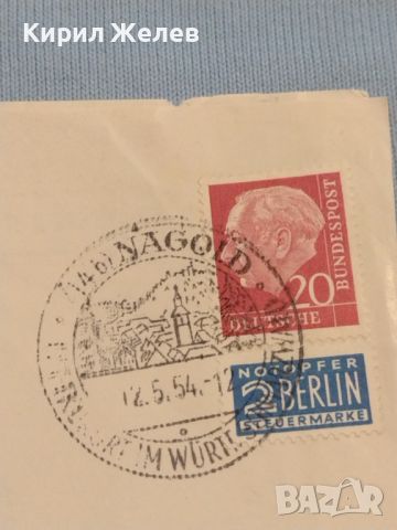 Два стари пощенски пликове с марки и печати Германия за КОЛЕКЦИЯ ДЕКОРАЦИЯ 26500, снимка 8 - Филателия - 46263118