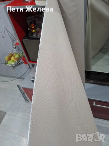 Плат в бежово (Австрия)-150см, снимка 9 - Платове и дамаски - 51600539