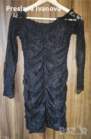 Къса дантелена рокля H&M