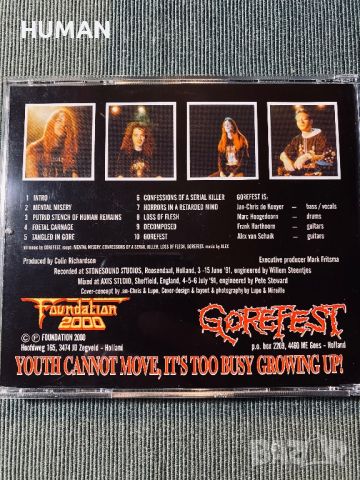 Gorefest,Cancer, снимка 9 - CD дискове - 45081905