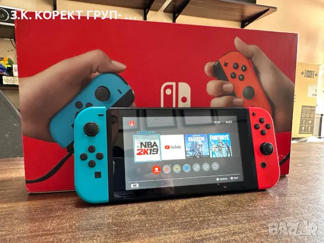 Nintendo Switch - Red & Blue, снимка 1 - Nintendo конзоли - 47788119