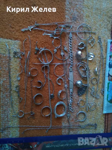 100 грама сребърни накити за поправка за реставрация за части или материал 50660, снимка 4 - Колиета, медальони, синджири - 50243043