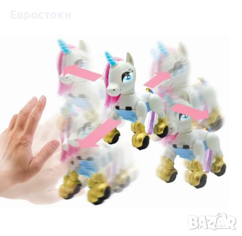 Роботизирана играчка Lexibook Power Unicorn®, интерактивна играчка Еднорог с функция за програмиране, снимка 6 - Музикални играчки - 45900505