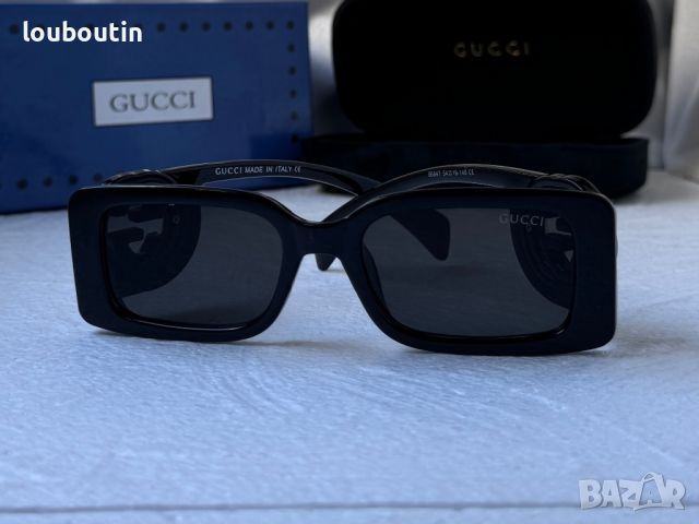 Gucci 2024 дамски слънчеви очила правоъгълни GG1325, снимка 6 - Слънчеви и диоптрични очила - 46508011