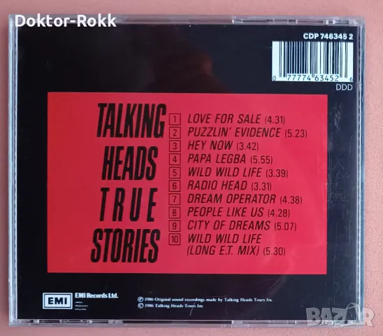 Talking Heads – True Stories [1986, CD], снимка 2 - CD дискове - 48828984