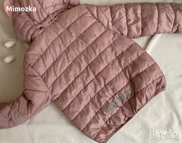 Страхотно олекотено якенце на Hm за сладурка р-р 122/128!, снимка 2 - Детски якета и елеци - 52334969