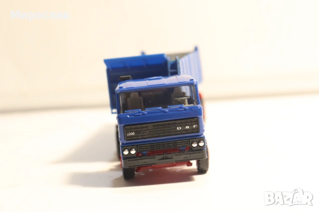 HERPA H0 1/87 DAF 3300 KАМИОН САМОСВАЛ ГОНДОЛА МОДЕЛ, снимка 4 - Колекции - 53732819