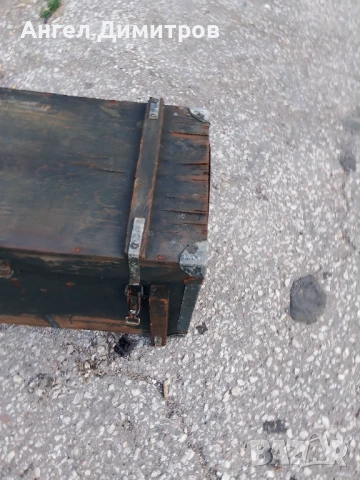 Дървен сандък от военна техника , снимка 8 - Антикварни и старинни предмети - 51353080