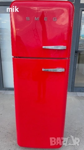 Червен Хладилник с камера SMEG , снимка 11 - Хладилници - 53988362