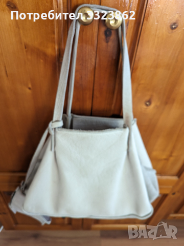 Дамска чанта от естествен велур Zara , снимка 4 - Чанти - 45001899
