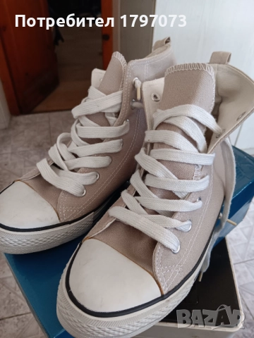 Класически кецове от плат НОВИ, снимка 2 - Кецове - 52167485