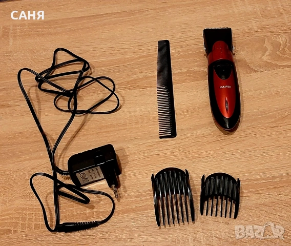 Водоустойчива,акумулаторна машинка KAIRUIза постригване, снимка 4 - Машинки за подстригване - 53332542
