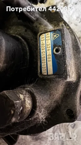 Турбо компресор за Peugeot 306 - K03-324.066, снимка 2 - Части - 50210631