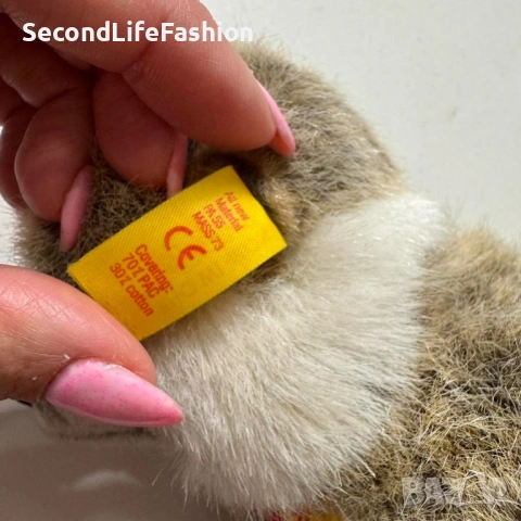 Плюшена играчка Steiff Vintage Prairie Dog 28 см от 90те колекционерска , снимка 3 - Плюшени играчки - 53274887